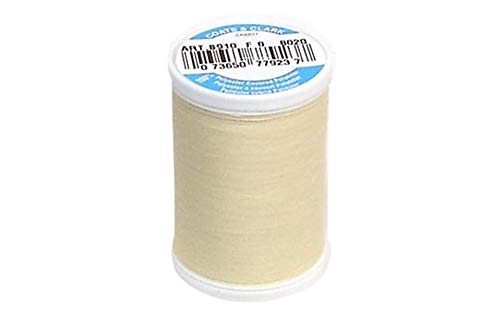 Hilo para coser 3 unidades 250 yd poliéster crema
