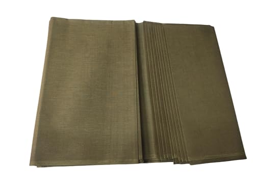 Image of Unstitched Cotton Astar /Lining /Cloth /Kapda Running into Meters for Suit,Sherwani,Kurti,Blouse /Choli,lehanga & Dress Materials(Available in 2,4,6 Meters Variation) (Mehandi, 4 Meter)