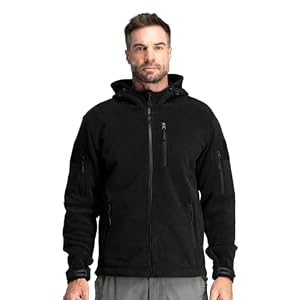 Baerskin Tactical Hoodie Jacket for Men 4.0 – Military Style Fleece Sweater for Cold, Rain, Wind or Snow