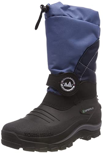 Spirale Unisex Kinder Sascha Schneestiefel, Blau, 35 EU