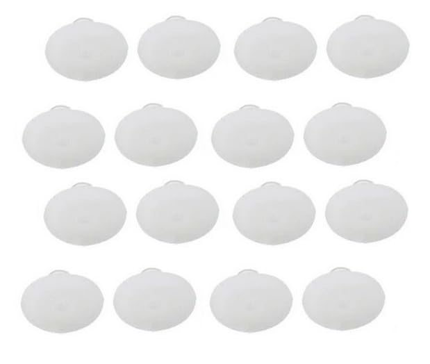 AmeriCan Goods 100/Pcs Dental X-Fine 12mm Snap-On White Polish Discs Dental Polisher Discs