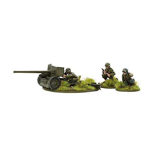 Bolt Action Warlord Games, US Airborne 57mm Anti-Tank Gun (1944-45) - Wargaming Miniatures