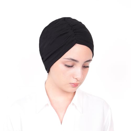 Mu Lan Legend Alif Cap | Cotton Jersey Handmade | Under Scarf Shawl Hijab Cancer Beanie | |Instant Lace Slip on