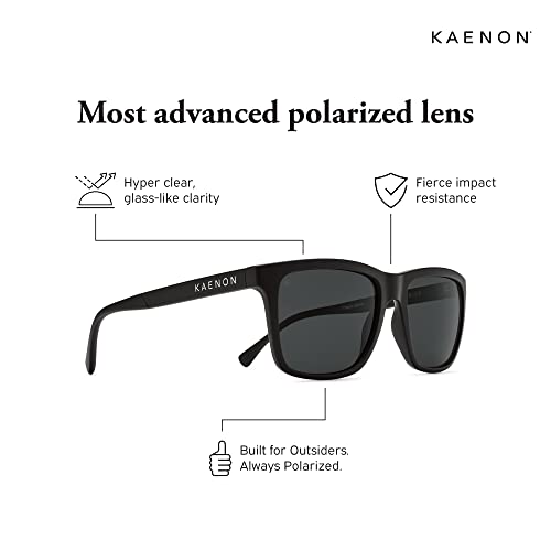 Kaenon Ladera Polarized Sunglasses, Provides Clarity In Light & Eliminates Glare, Lightweight Material For Ultimate Comfort2