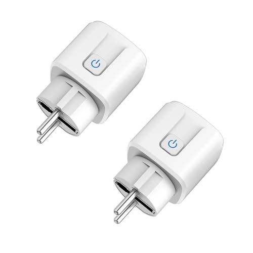 Enchufe Inteligente WiFi 16A - Control por Voz con Alexa/Google Home, App Tuya/Smart Life (2.4GHz) - Monitorización Energía en Tiempo Real, Temporizador Programable, Sin Hub - Fácil Instalación