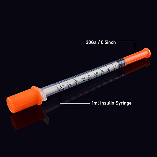 1Ml/Cc Lab Consumables With 30 Ga/0.5'' Individually Wrapped (20Pack) #TOP1