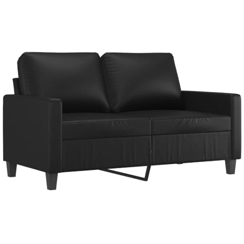 Snsowed 3-TLG. Sofagarnitur mit Kissen Schwarz Kunstleder, Sofa Mit Relaxfunktion, Couchgarnitur, Wohnzimmer Sofa, Couch, Sofa Set 3201413 – Bild 5
