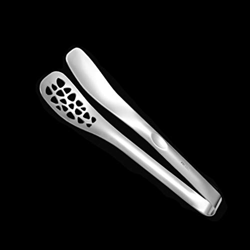 Pinças de cozinha de aço inoxidável UPKOCH para serviço pesado e vazado, para servir comida, bife, s