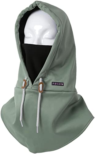 namelessage(ネームレスエイジ) ×purplecow フードウォーマー フード付き ネックウォーマー 撥水 防風 3層フィルム入り バラクラバ age-72FB Kターコイズ サイズ スノーボード ウェア スキー 防寒 メンズ レディース バイク スノボ FB-42 KTQ