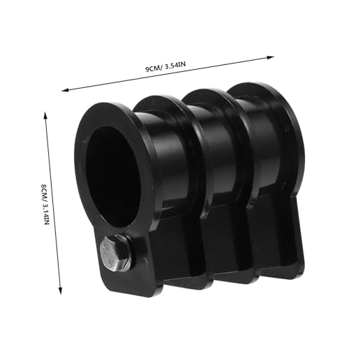 Escalera para piscina con broche estabilizador plástico negro miniatura 2