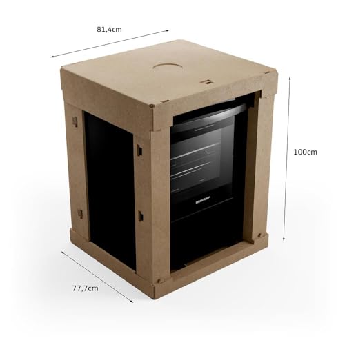 Fogão Brastemp 5 Bocas Preto Com Mesa de Vidro, Função Air Fryer e Turbo Chama – BFS5LAE 220V