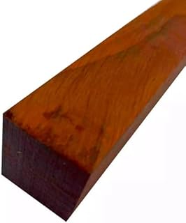 Exotic Wood Zone Hobbywood - 1" x 1" x 12"/Padauk Turning Wood Blanks (3 pcs) - Kiln-Dried Exotic Wood and Raw Lumber for Sustainable Woodworking, Woodcraft, and Lathe Projects