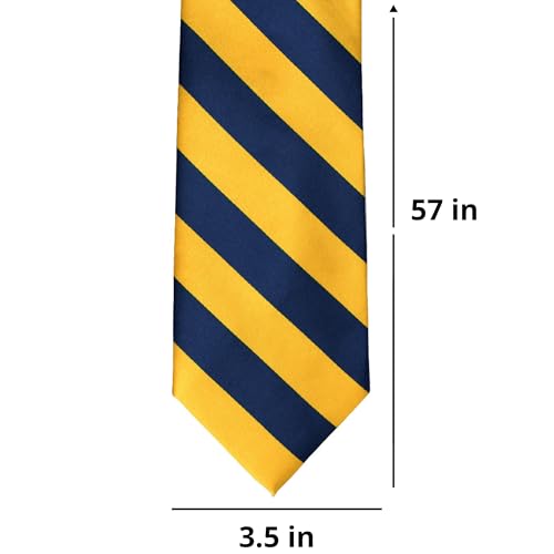 Image of tiemart Men's Striped Tie Standard Length