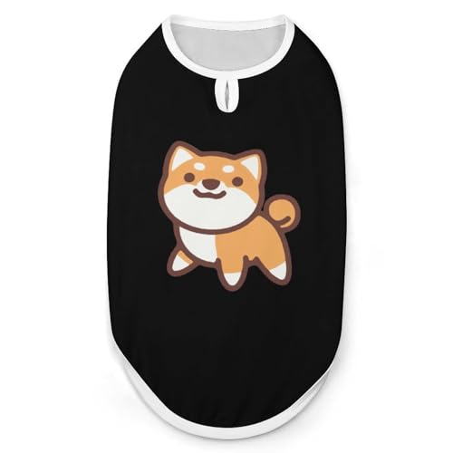 ペット服 かわいい 柴犬 犬柄 犬服 ペットウェア Tシャツ パーカー 袖なし 犬の服 タンクトップ タンクトップ クールベスト 通気性 ファッション S-2XL