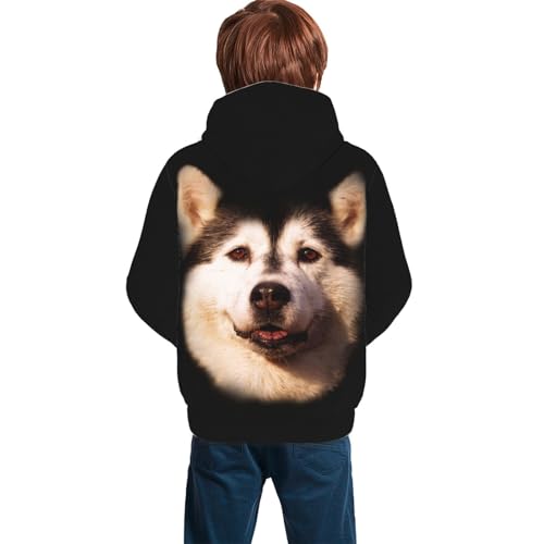 Alaskan Dog Boy, Girls Sports Shirt Youth Pullover Fashion Hooded Sweatshirt2