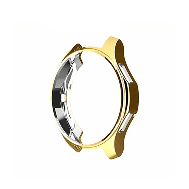 XoTek Frontier   Carcasa para Samsung Galaxy Watch Gear S3 (42 mm, 46 mm, incluye protector de pantalla), color dorado