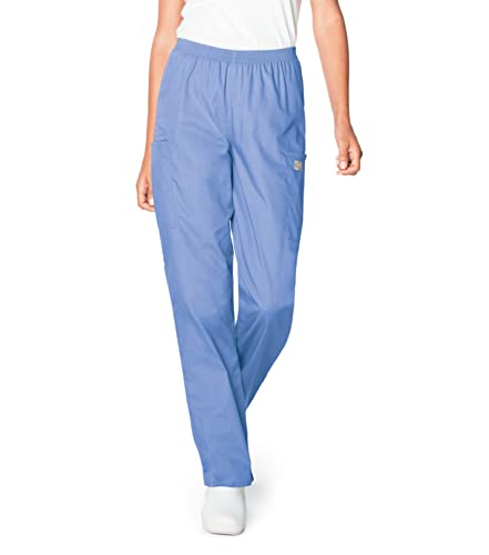 Landau Scrub Zone Relaxed Fit 3-Pocket Elastic Cargo Scrub Pants for Women 83221