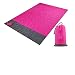 UKKD Estera de Picnic de Playa Impermeable Pocket Beach Manta Plegable Camping Colchón Colchón Portátil Matero Ligero Picnic Al Aire Libre Mat Arena Playa Mat