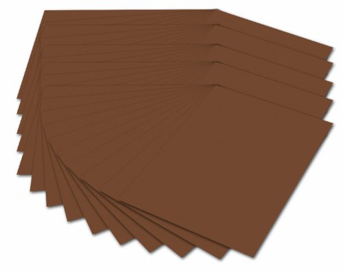 Folia 614/50 85 - Cartoncino per Foto, 300 g/m², Formato DIN A4, 50 Fogli, Colore: Marrone Cioccolato