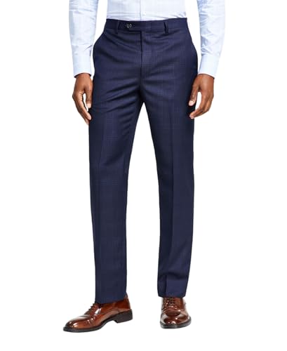 Lauren Ralph Lauren Mens Classic fit Dress Pants 44/30 Blue Plaid Stretch