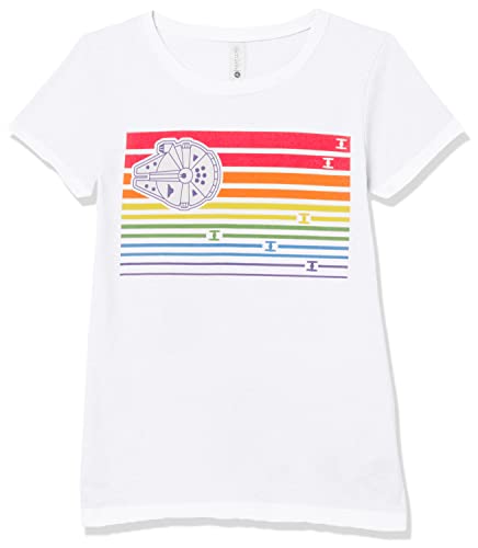 T-shirt Star Wars fille blanc taille M en tissu souple pour éviter les irritations