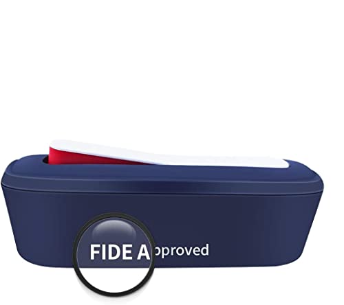 LEAP Chess Clock Fide Approved Digital Chess Timer Professional for Board Games Timer no Alarm Function (Official Store) Blue