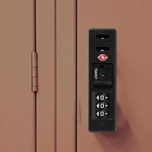 iplusmile Portable TSA Customs Code Lock - 3 Digits Self-Setting Combination Zipper Security Lock for Travel Luggage Essentials - Flush Mount for ABS/PC Hard Case2