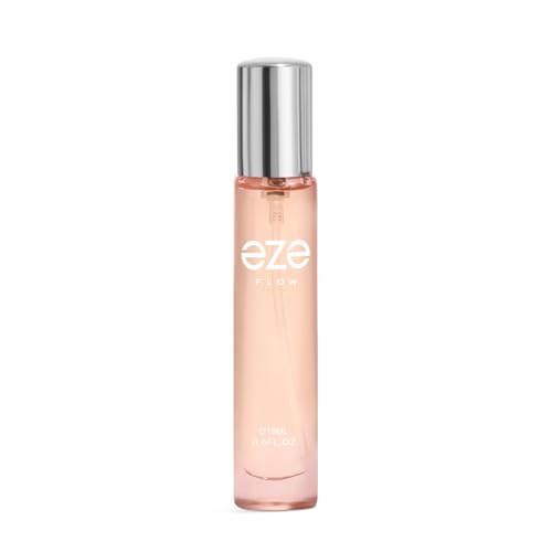 Image of Eze Perfume Flow Eau De Parfum For Women - 18ml | Long-Lasting Luxury Perfume | Elegant Peach, Freesia & Rose | Warm Sandalwood, Musk & Vanilla Base | Premium Floral & Woody Fragrance