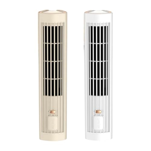 JNJOOD Aire acondicionado de escritorio ventilador de torre aire acondicionado portátil, ventilador de refrigeración con ventilador de refrigeración USB para oficina de 3 velocidades