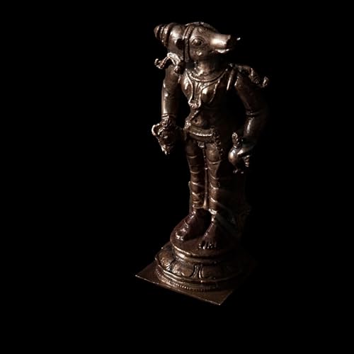 Image of Copper Idols India,6 inches, Handmade Copper 3.6 inch, 220 Grams, Patina Antique Finish, Pack of 1 Piece