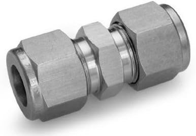 Stainless Steel Tube to Tube Union - 1/4 Inch OD by Ham-let One-lok