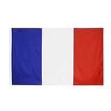 ANJOR France Flag 3x5 Foot French National Flags Polyester with Brass Grommets 3 X 5 Ft