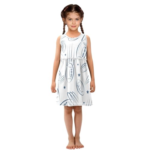 Girls Summer Dresses Sleeveless Dress for Girl Toddler Cotton Sundress Casual Outfits Clothes Size 2t-8y4