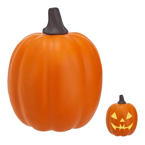 Nuokin Halloween Artificial Pumpkins Foam Decorations Thanksgiving Home Decor Yard Decorations Autumn Harvest Fall (1 PCS ONE Size)