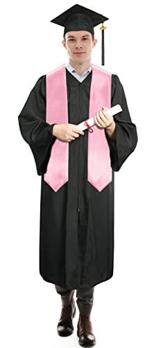 Image of Plain Graduation Stole Sash 60 Inch Unisex Adults Solid