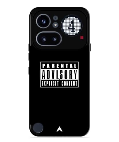 Image of Premium Explicit Case for Nothing Phone 4a Pro Soft-Touch Metal TPU Back Cover, Shockproof, Designer, Aesthetic Mobile Phone Case (Glossy Finish)