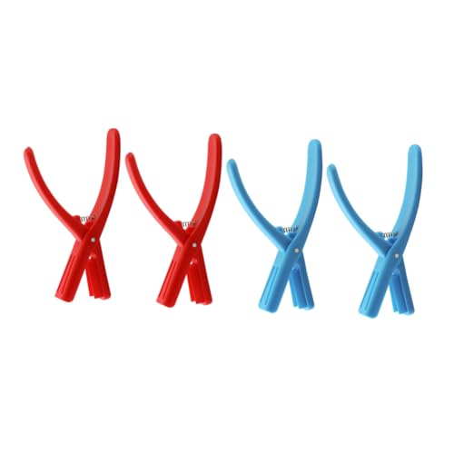 COLLBATH 4 Piezas Herramienta Peladora de Camarones Descascador de Cangrejos Portátil Utensilios de Cocina Pelar Colas de Langostinos de Limpiar Ergonómico Colores