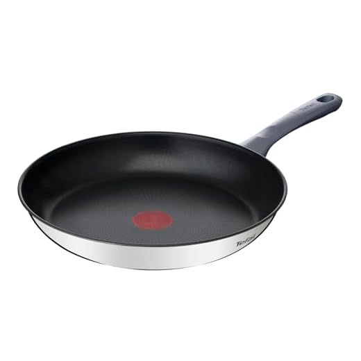 Tefal Daily Cook - Sartén baja de revestimiento resistente, duradero y seguro, Thermo-Signal, mango ergonómico antiquemaduras, sin PFOA, plomo ni cadmio,Sartén 30 cm