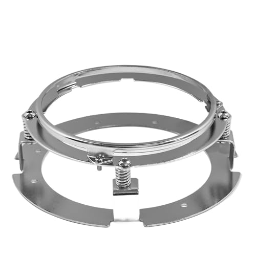 Soporte faro 5,75 pulgadas cromado de alta estabilidad para anillo de montaje de motocicleta