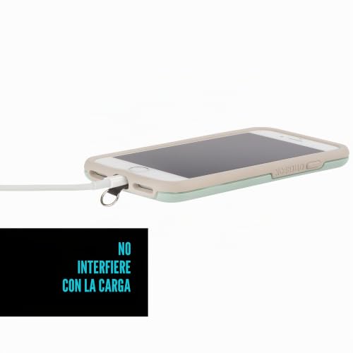 Anclaje para teléfono celular anticaídas con cordón de liberación rápida negro 5