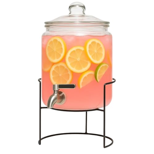 Kitchentoolz SAIL-1GLCKIE-SPG-STND Glas Getränkespender mit Ständer
