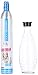 SodaStream Cilindro Ricarica Gas CO2 in Licenza d’Uso per Gasatore + Bottiglia in VETRO da 0,75 Litri per Gasatore Crystal