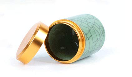 WOIWO 1 PCS The New Mini Celadon Tea Can Has Multi-Function Ceramic Seal Tea Canister image 5