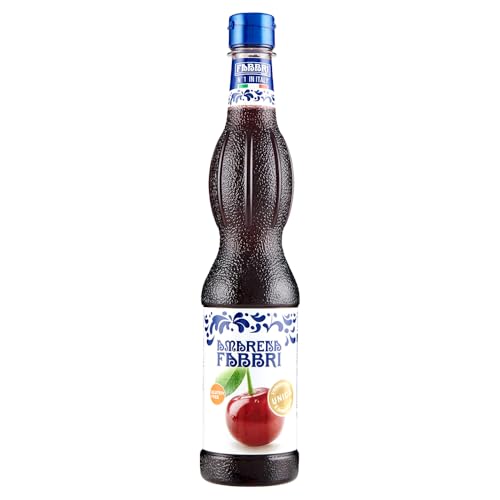 FABBRI 1905 - Sirop de Grenadine. Arôme naturel pour des boissons rafraîchissantes, pour garnir des glaces ou pour affiner des recettes de cuisine et de pâtisserie,...