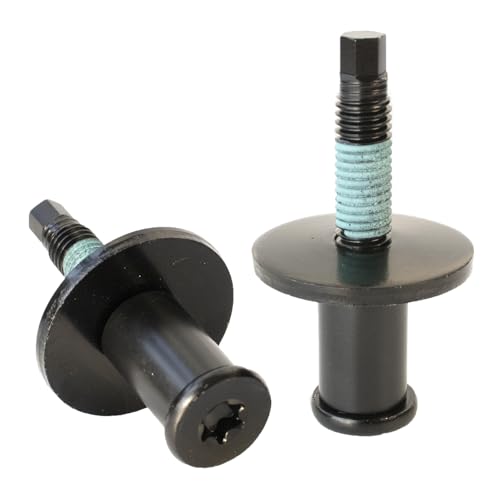 AUPARTIK 1L3Z-99404A42-AA Rear Tailgate Striker Latch Lock Bolt Screw Set for 1997-2016 Ford F150 F250 F350 F450 F550 Super Duty Explorer Sport Trac 1L3Z99404A42AA 2Pcs