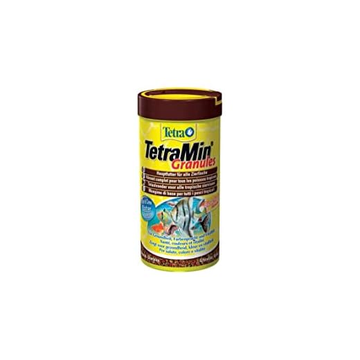 Tetra TetraMin - Aliments Premium Complet pour tous les Poissons Tropicaux - Favorise la Croissance la santé et la Longévité – Formule Bio Active - en granulés - 250 ml