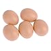 5 PCS Mannequin Oeufs Faux Oeufs Plastique Aide Pondre Poule
