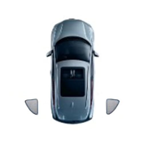 Auto Cortinas Parasol Total a Medida para Pulsar, Accesorio de Aislamiento térmico específico para el vehículo,Rear Triangular Window 2 pcs