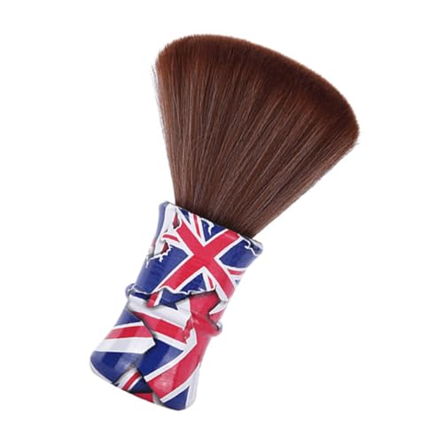 Ipetboom Men's Beard Brush Soft Nylon Shaving Brush Barber Neck Duster Detangler