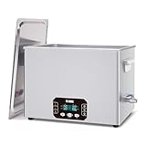 DK SONIC Ultrasonic Cleaner 37L, 720W Heavy-Duty Sonic Cleaner with Smart Touch Control, Five Modes for Motorcycle Engines, Carburetors, Chains,Circuit Board (Include Basket)
